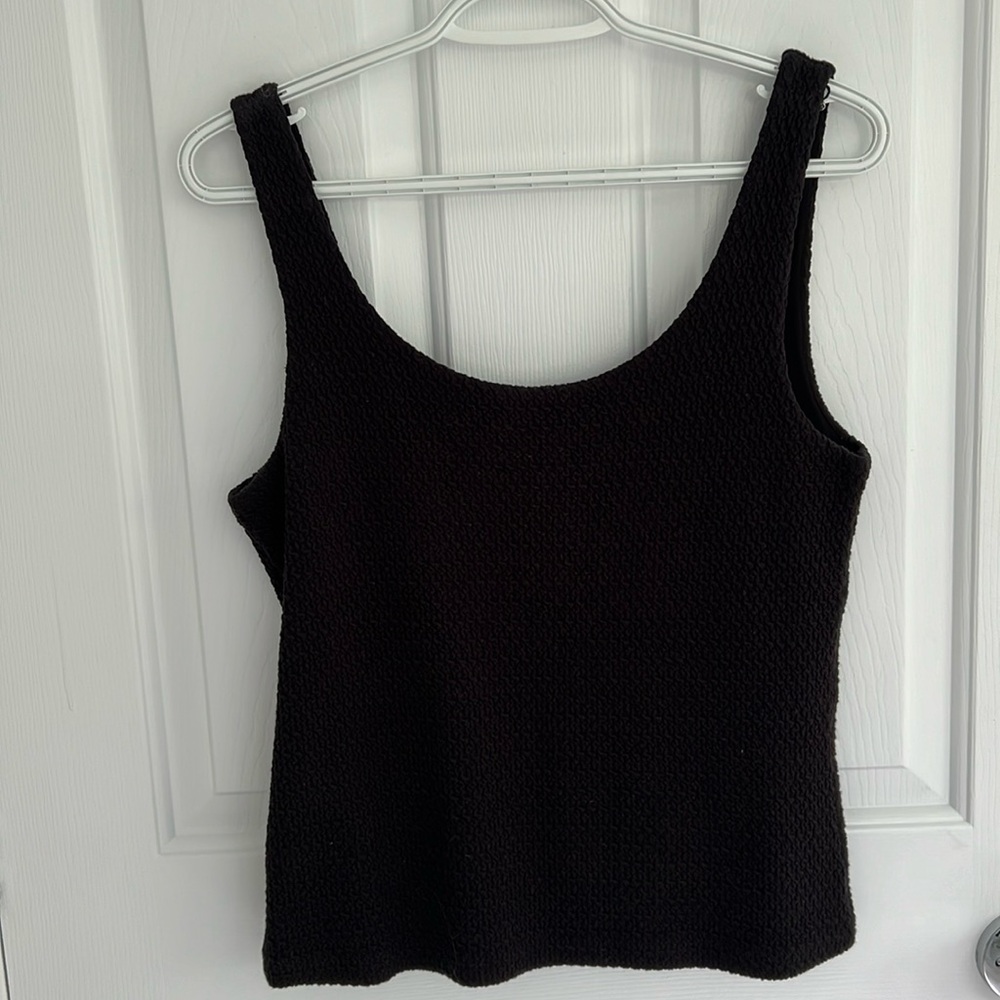 Club Monaco medium black sleeveless top